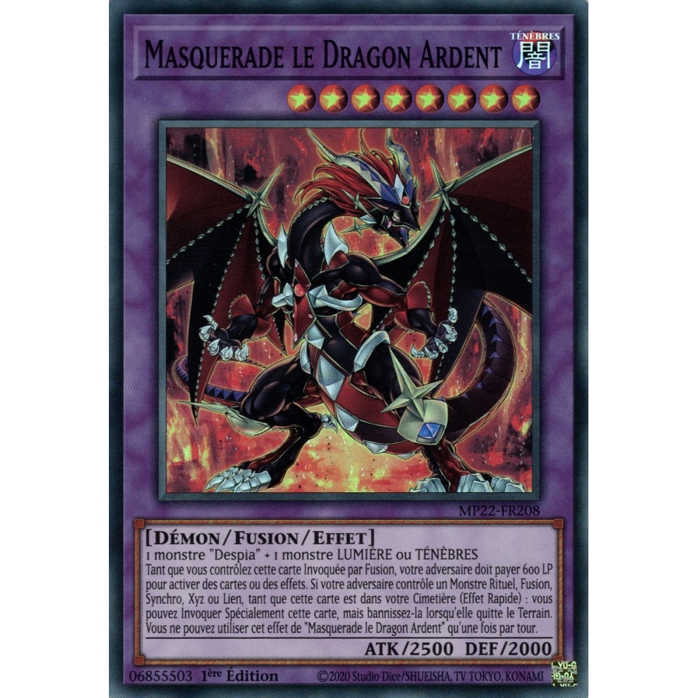 Masquerade le Dragon Ardent MP22-FR208