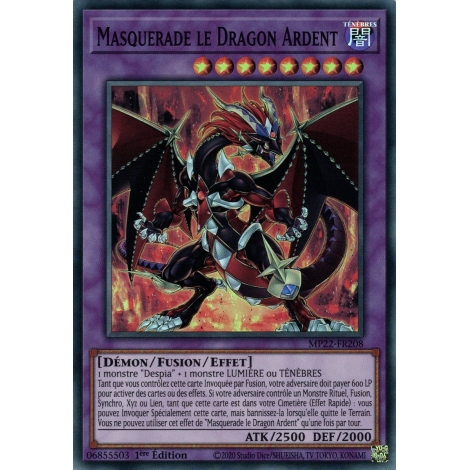 Masquerade le Dragon Ardent MP22-FR208