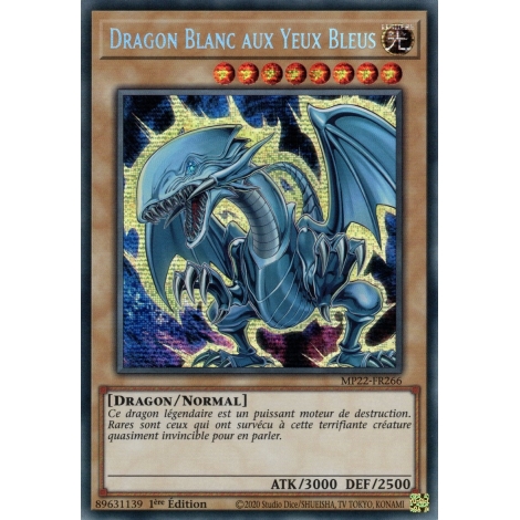 Dragon Blanc aux Yeux Bleus MP22-FR266