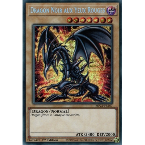 Dragon Noir aux Yeux Rouges MP22-FR267