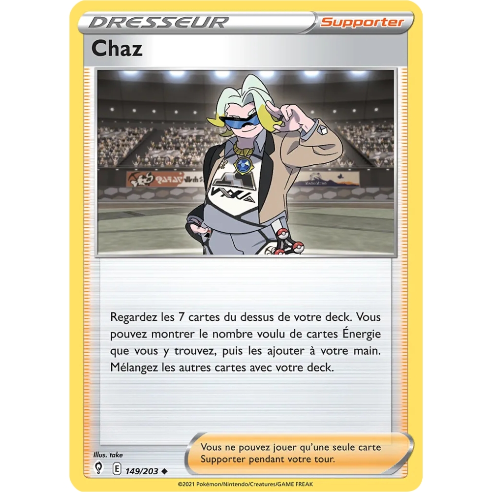 Chaz 149/203 : Joyau Peu commune (Brillante) de l'extension Pokémon Épée et Bouclier Évolution Céleste