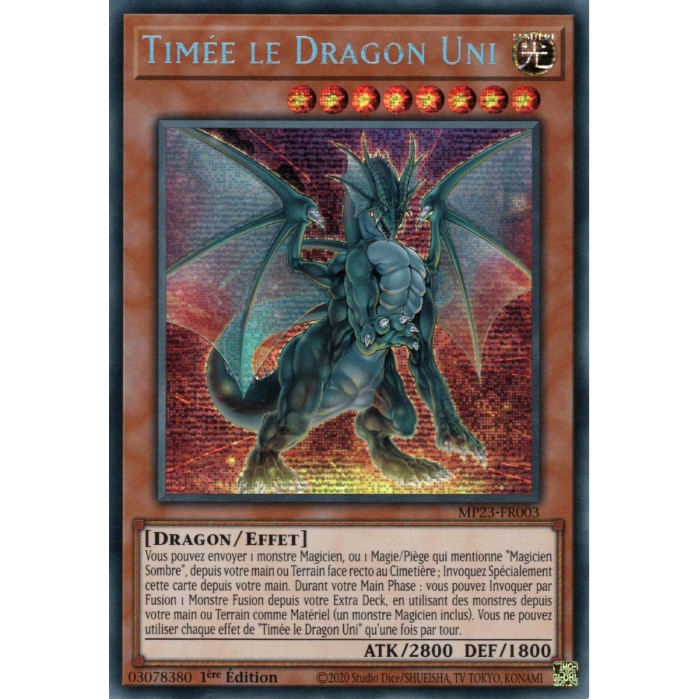 Timée le Dragon Uni MP23-FR003