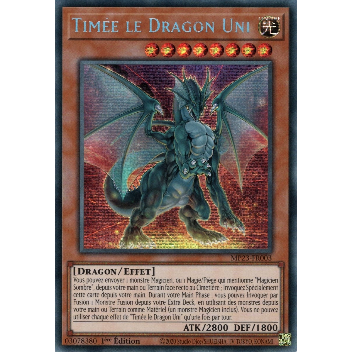 Timée le Dragon Uni MP23-FR003