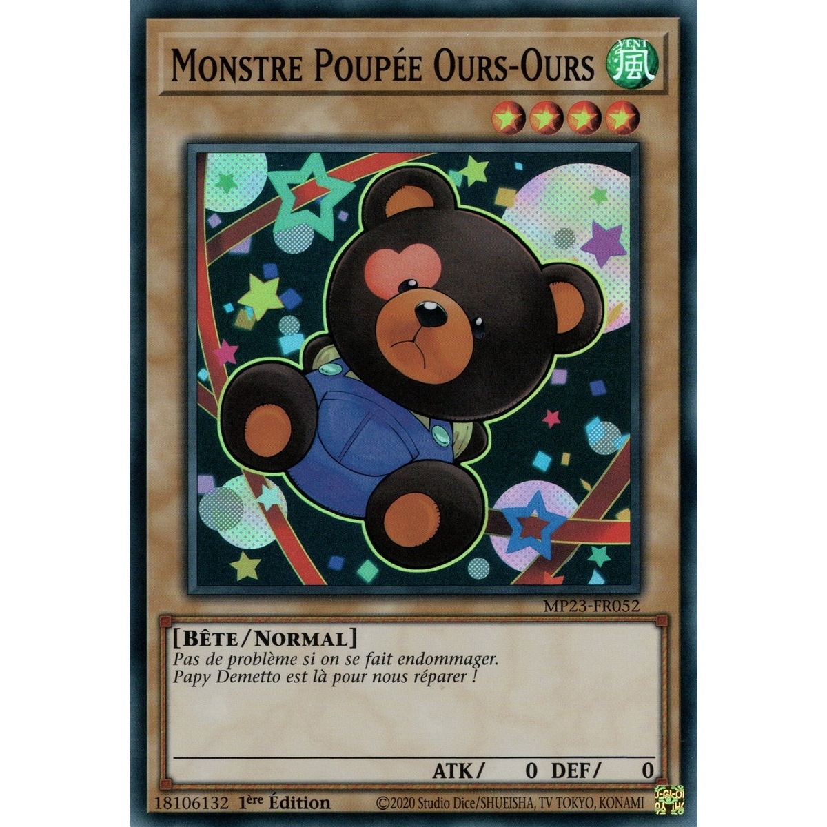 Monstre Poupée Ours-Ours MP23-FR052