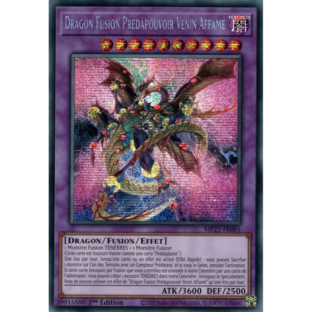 Dragon Fusion Prédapouvoir Venin Affamé MP23-FR081