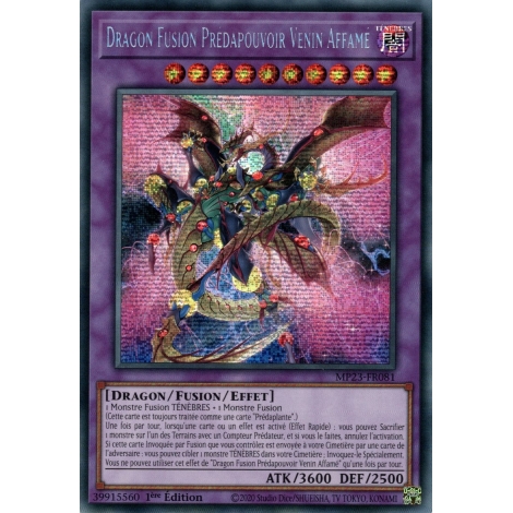 Dragon Fusion Prédapouvoir Venin Affamé MP23-FR081