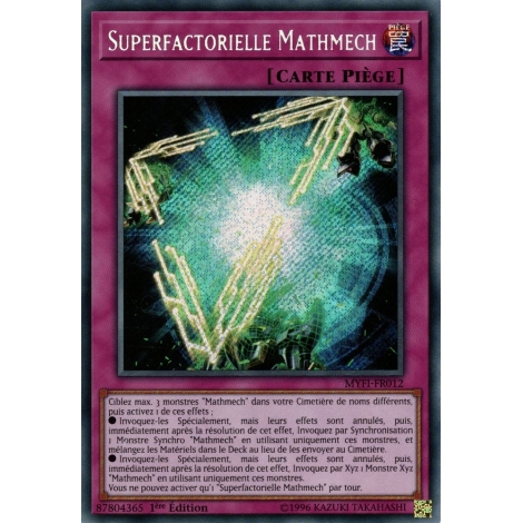 Superfactorielle Mathmech MYFI-FR012