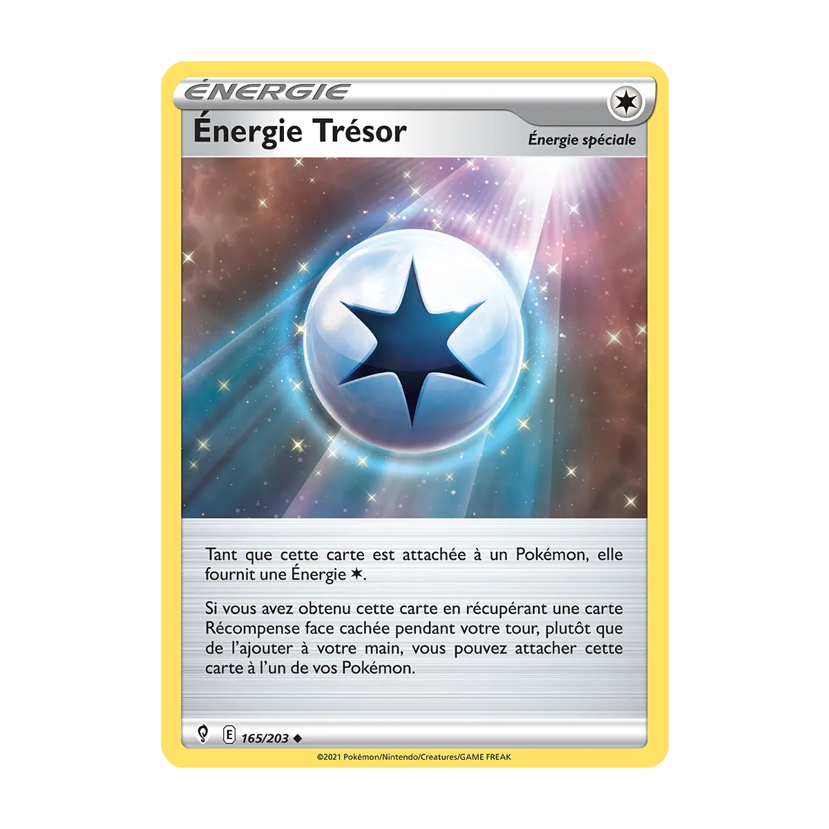 Énergie Trésor 165/203 : Joyau Peu commune (Brillante) de l'extension Pokémon Épée et Bouclier Évolution Céleste