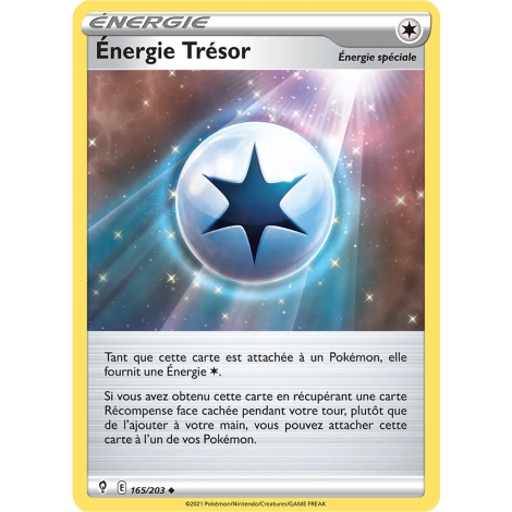 Énergie Trésor 165/203 : Joyau Peu commune (Brillante) de l'extension Pokémon Épée et Bouclier Évolution Céleste