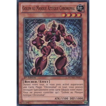 Golem au Masque Aztèque Chronomal NUMH-FR001