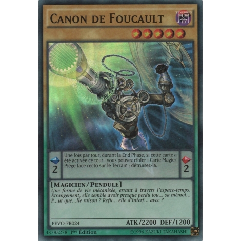 Canon de Foucault PEVO-FR024