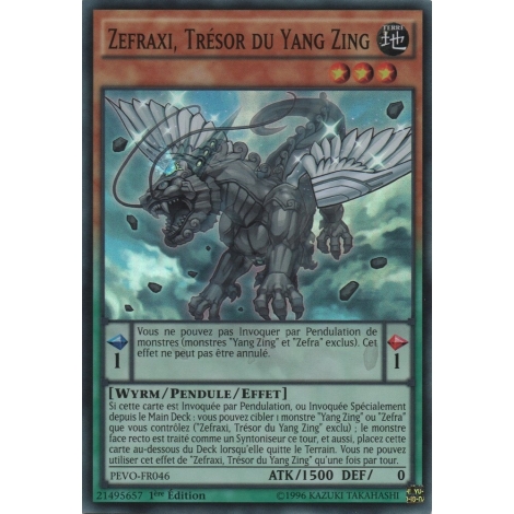 Zefraxi Trésor du Yang Zing PEVO-FR046