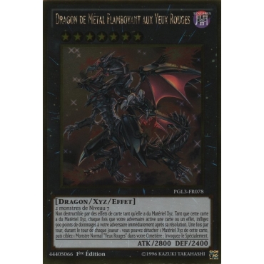 Dragon de Métal Flamboyant aux Yeux Rouges PGL3-FR078