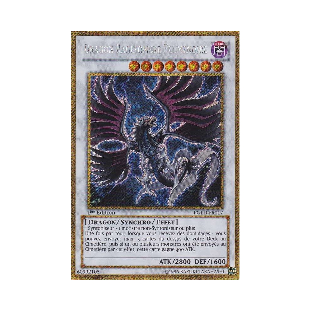 Dragon Ragesombre Plumenoire PGLD-FR017