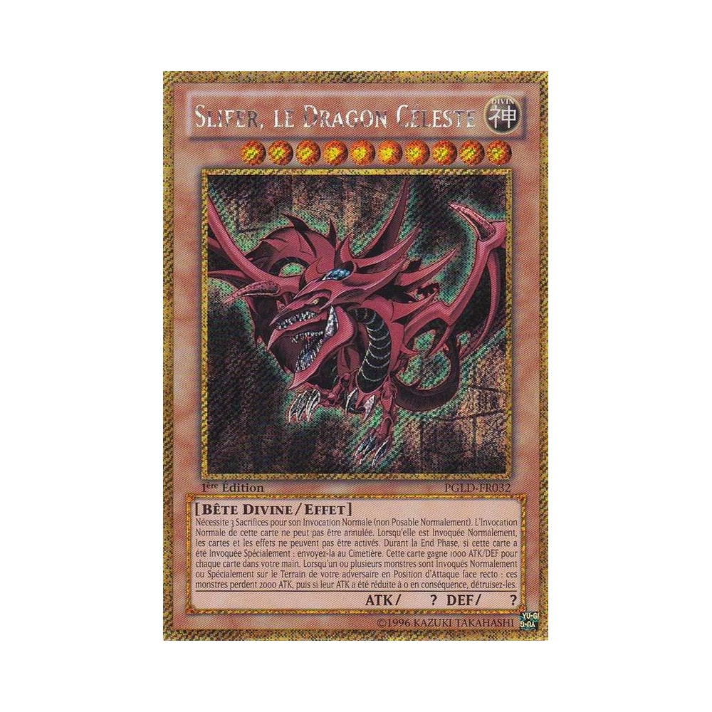 Slifer le Dragon Céleste PGLD-FR032