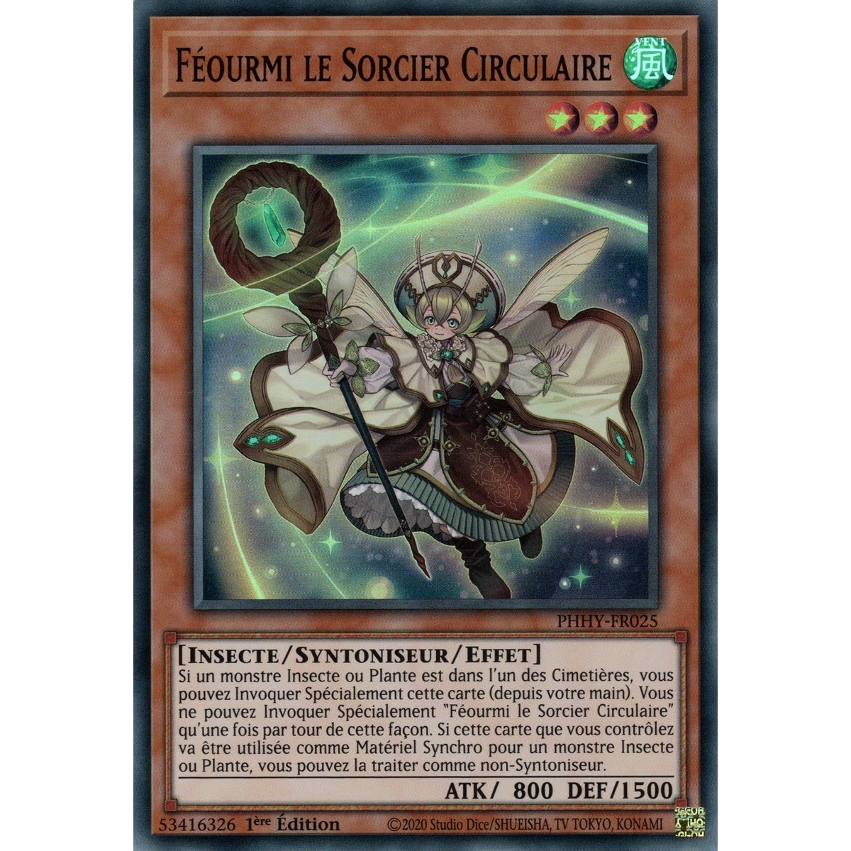 Féourmi le Sorcier Circulaire PHHY-FR025