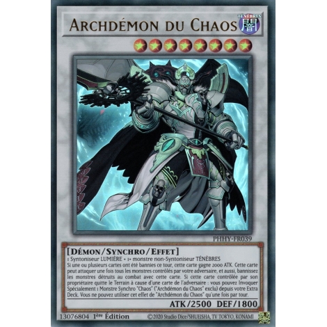 Archdémon du Chaos PHHY-FR039