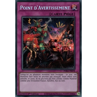 Point d'Avertissement PHRA-FR078