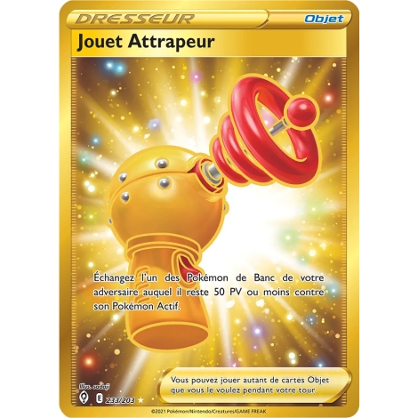 Jouet Attrapeur 233/203 : Joyau Secrète rare de l'extension Pokémon Épée et Bouclier Évolution Céleste