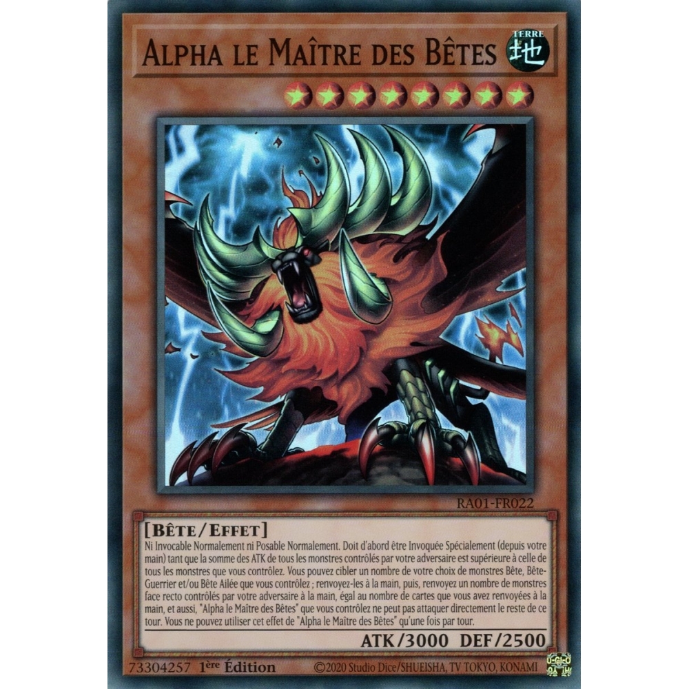 Alpha le Maître des Bêtes RA01-FR022