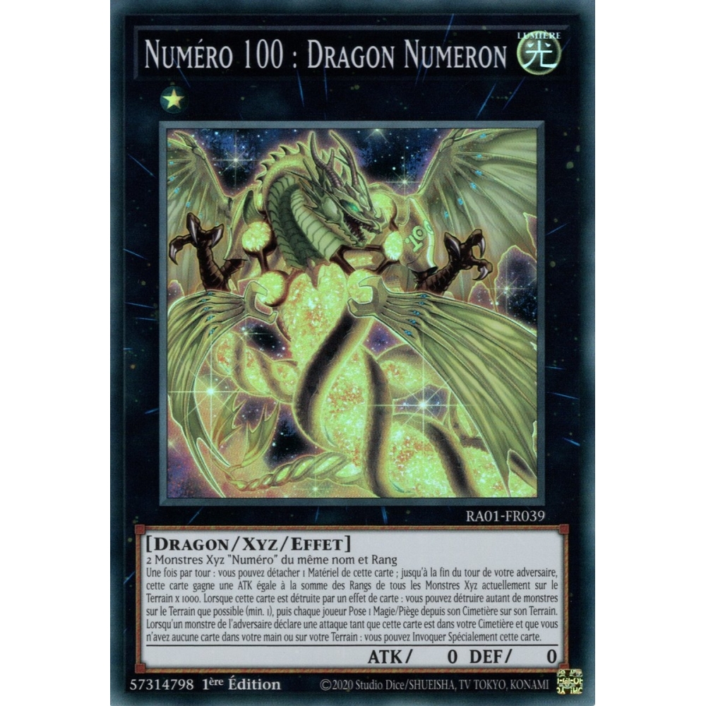 Numéro 100 : Dragon Numeron RA01-FR039