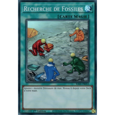 Recherche de Fossiles RA01-FR053