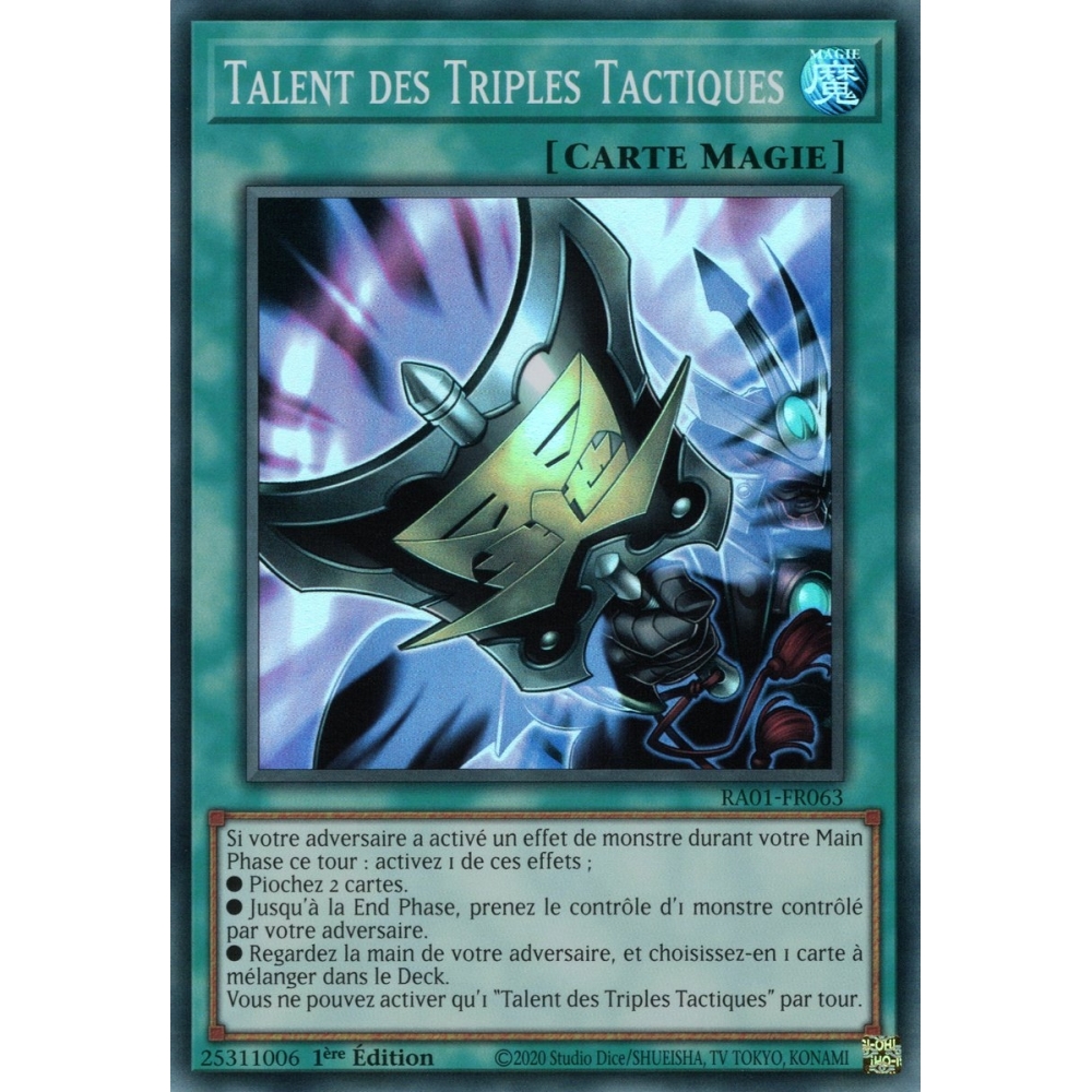 Talent des Triples Tactiques RA01-FR063