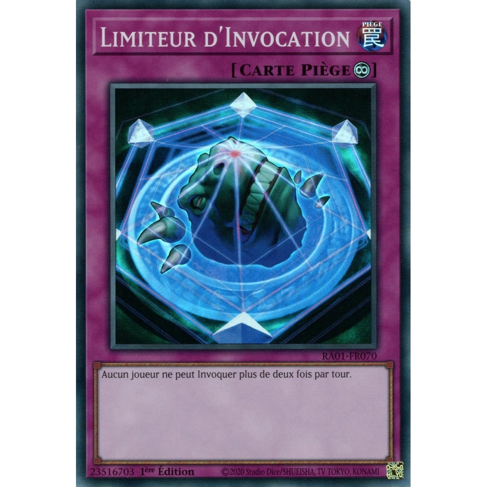 Limiteur d'Invocation RA01-FR070