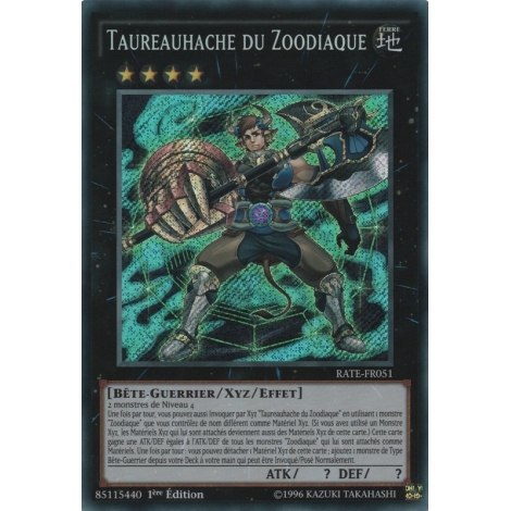 Taureauhache du Zoodiaque RATE-FR051