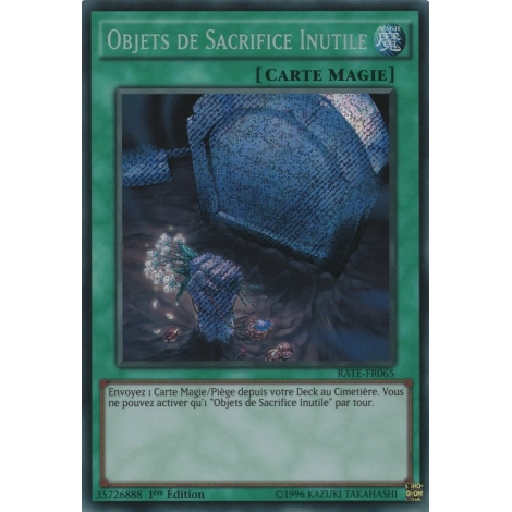 Objets de Sacrifice Inutile RATE-FR065