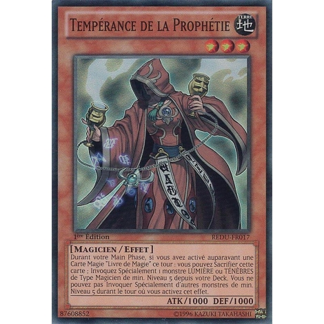 Tempérance de la Prophétie REDU-FR017