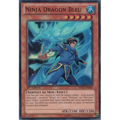 Ninja Dragon Bleu REDU-FR083