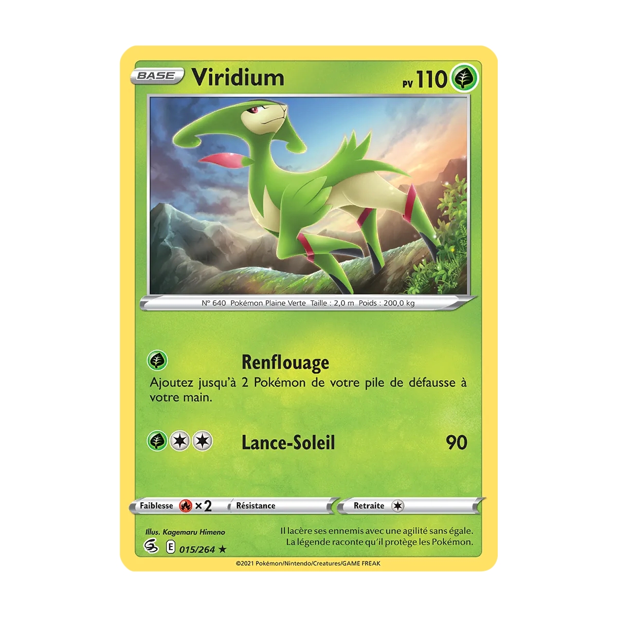 Viridium Brillante Épée et Bouclier Poing de Fusion 015/264