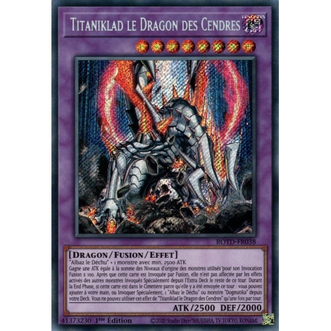 Titaniklad le Dragon des Cendres ROTD-FR038