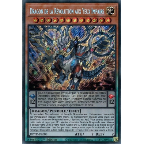 Dragon de la Révolution aux Yeux Impairs ROTD-FR083