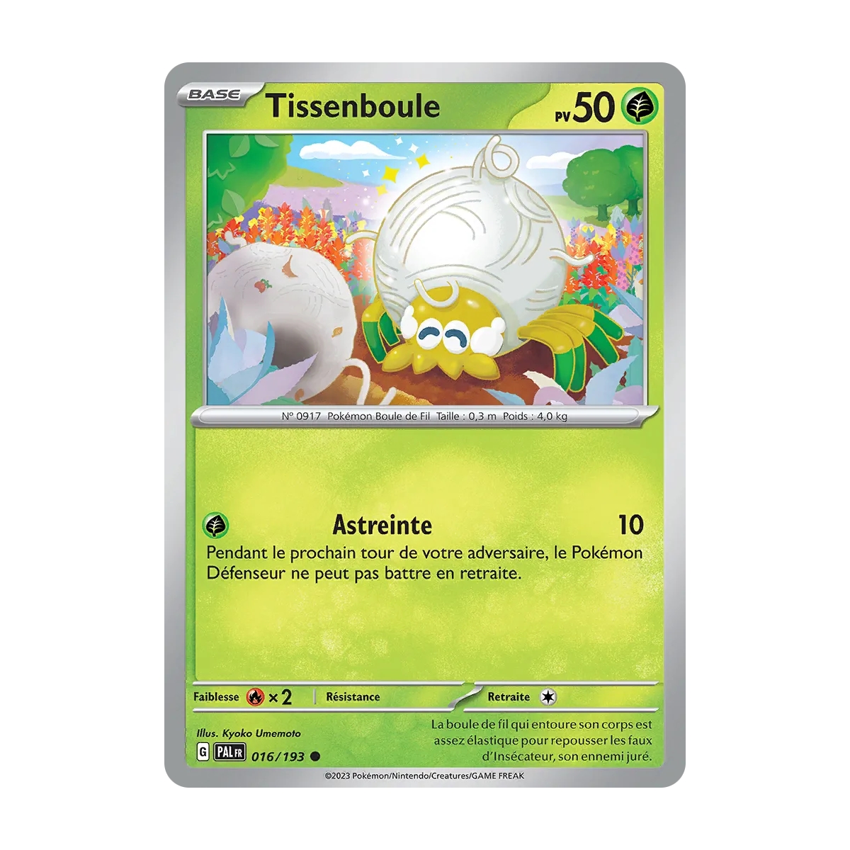 Tissenboule 016/193 : Joyau Commune (Brillante) de l'extension Pokémon Écarlate et Violet Évolutions à Paldea