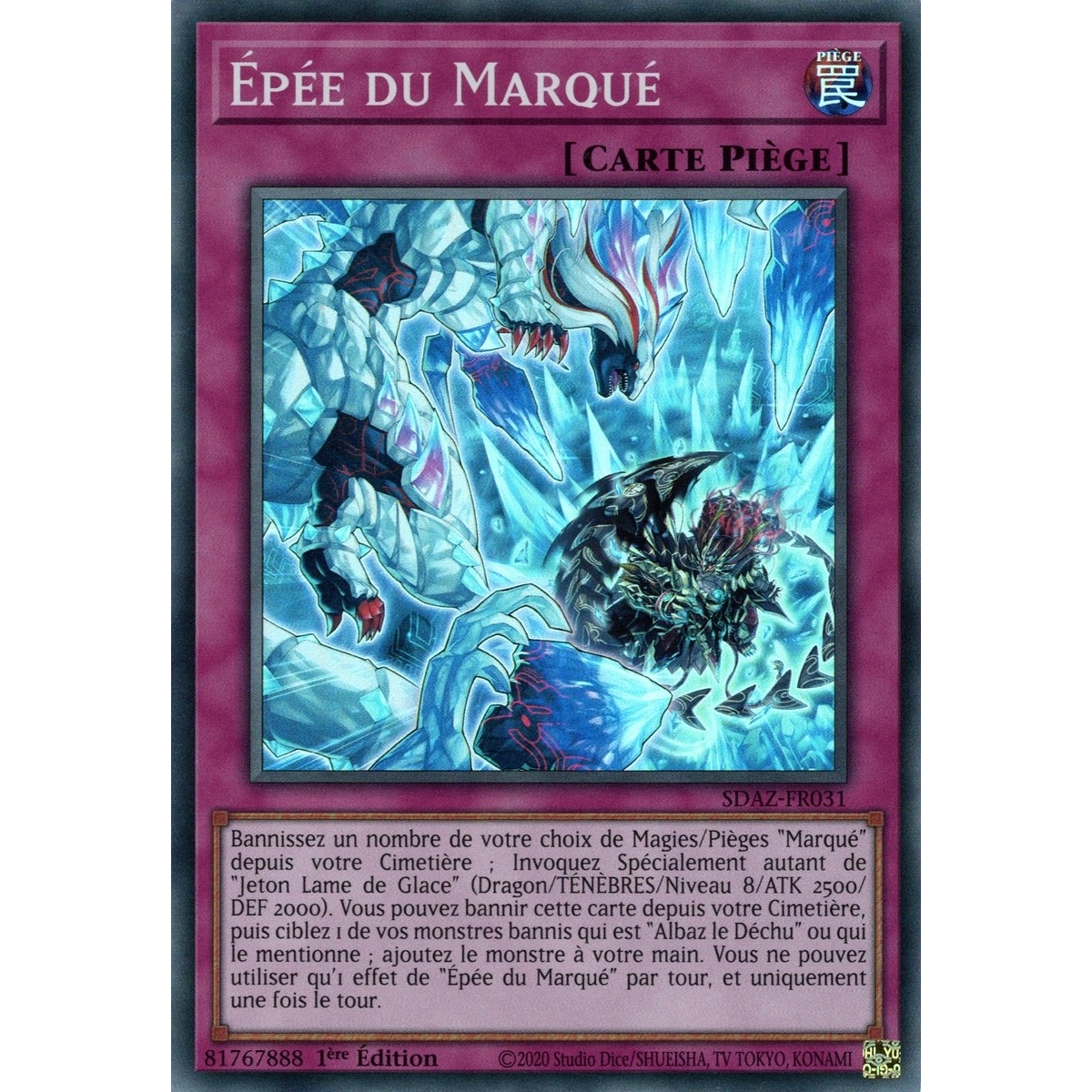 Épée du Marqué SDAZ-FR031