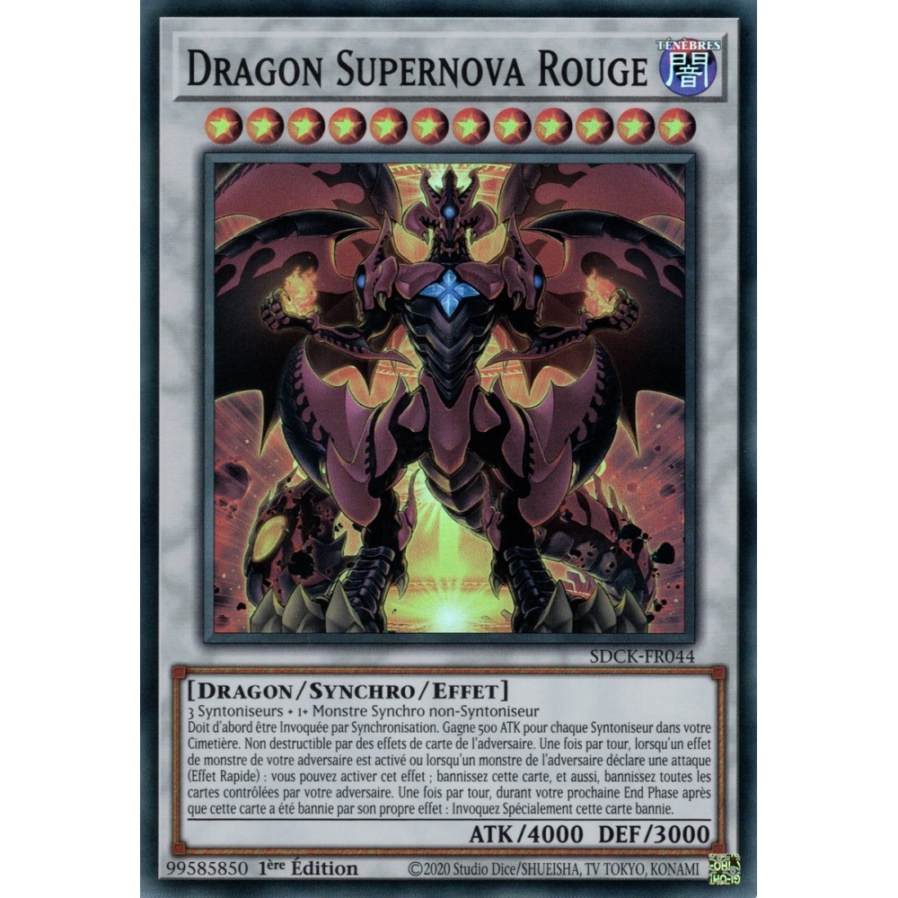 Dragon Supernova Rouge SDCK-FR044