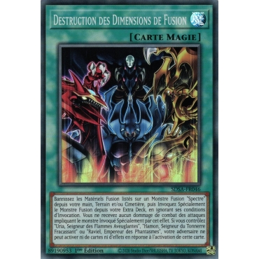 Destruction des Dimensions de Fusion SDSA-FR046