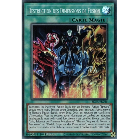 Destruction des Dimensions de Fusion SDSA-FR046