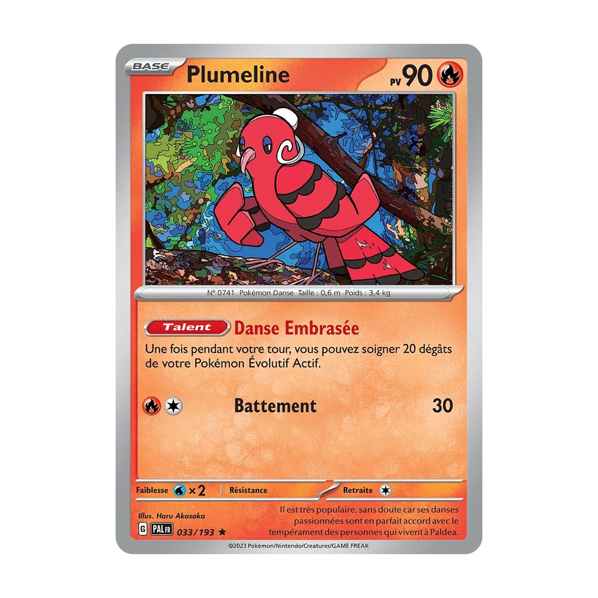 Plumeline 033/193 Pokémon Écarlate et Violet Évolutions à Paldea