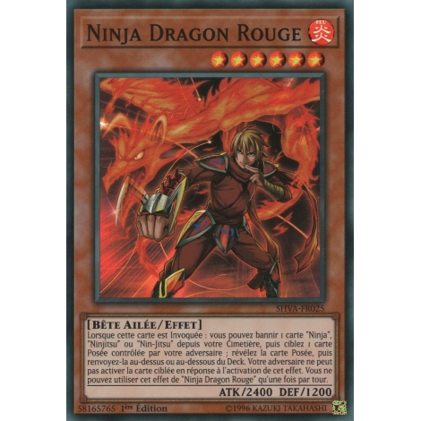 Ninja Dragon Rouge SHVA-FR025