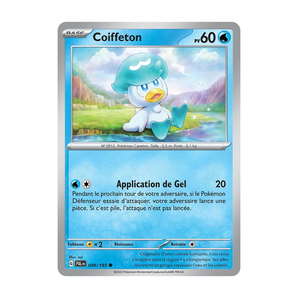 Coiffeton 049/193 : Joyau Commune (Brillante) de l'extension Pokémon Écarlate et Violet Évolutions à Paldea