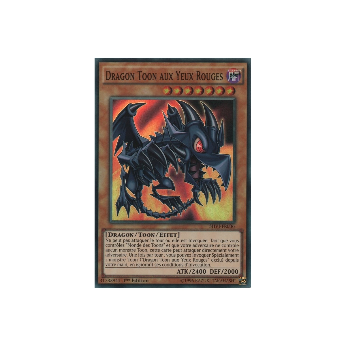 Dragon Toon aux Yeux Rouges SHVI-FR036