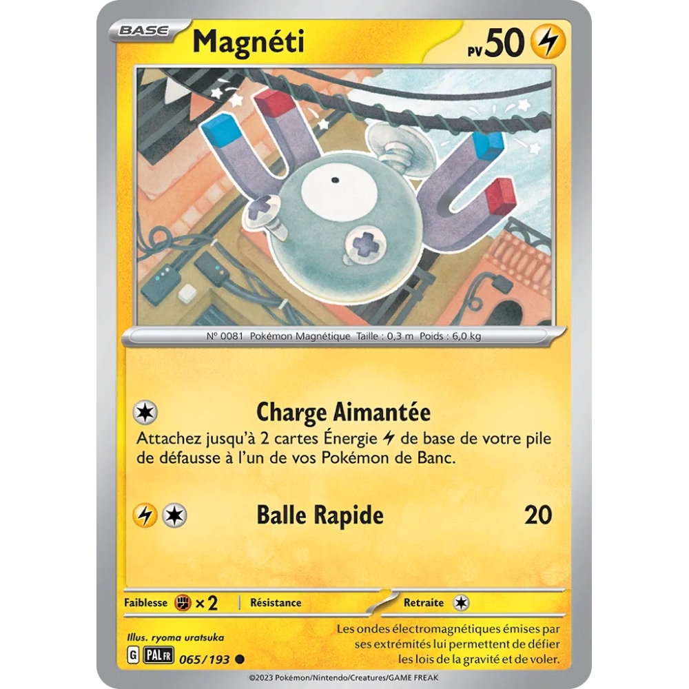 Carte Magnéti - Commune (Brillante) de Pokémon Écarlate et Violet Évolutions à Paldea 065/193