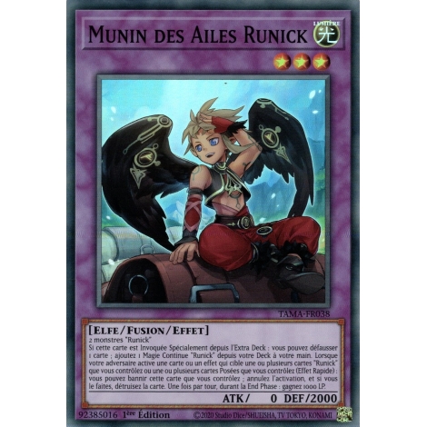 Munin des Ailes Runick TAMA-FR038