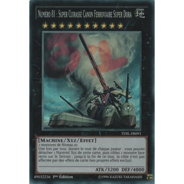 Numéro 81 : Super Cuirassé Canon Ferroviaire Super Dora TDIL-FR091