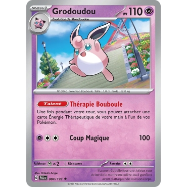 Grodoudou Rare Brillante Écarlate et Violet Évolutions à Paldea