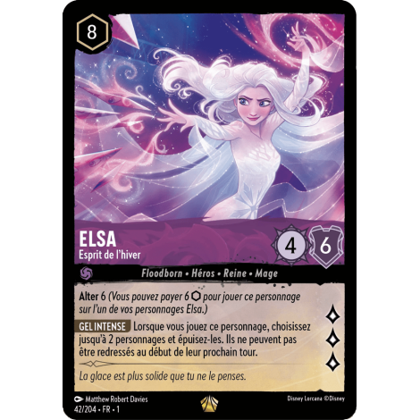 Elsa, carte Légendaire de Lorcana