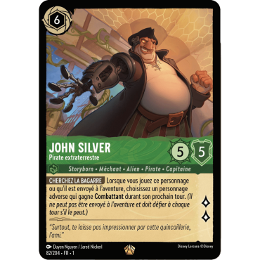 John Silver, carte Légendaire de Lorcana